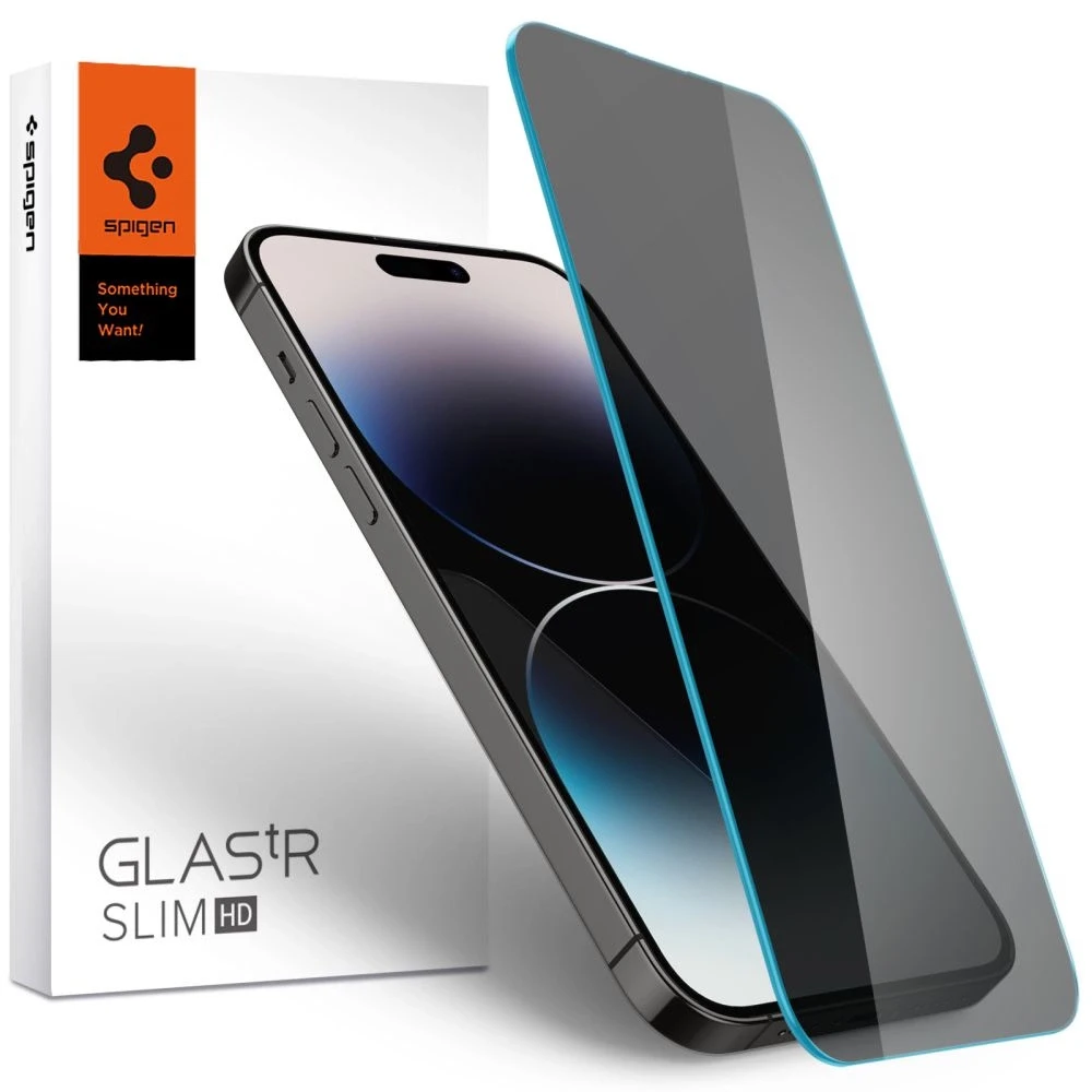 Apsauginis stiklas Spigen GLAS.TR SLIM Apple iPhone 14 Pro Max PRIVACY