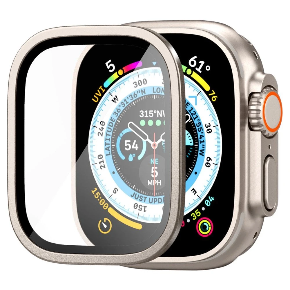 GRŪDINTAS STIKLAS Spigen GLAS.TR SLIM PRO Apple Watch ULTRA (49 MM) TITANIUM