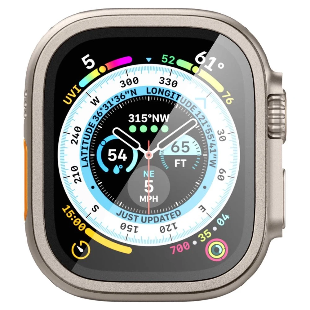 GRŪDINTAS STIKLAS Spigen GLAS.TR SLIM PRO Apple Watch ULTRA (49 MM) TITANIUM
