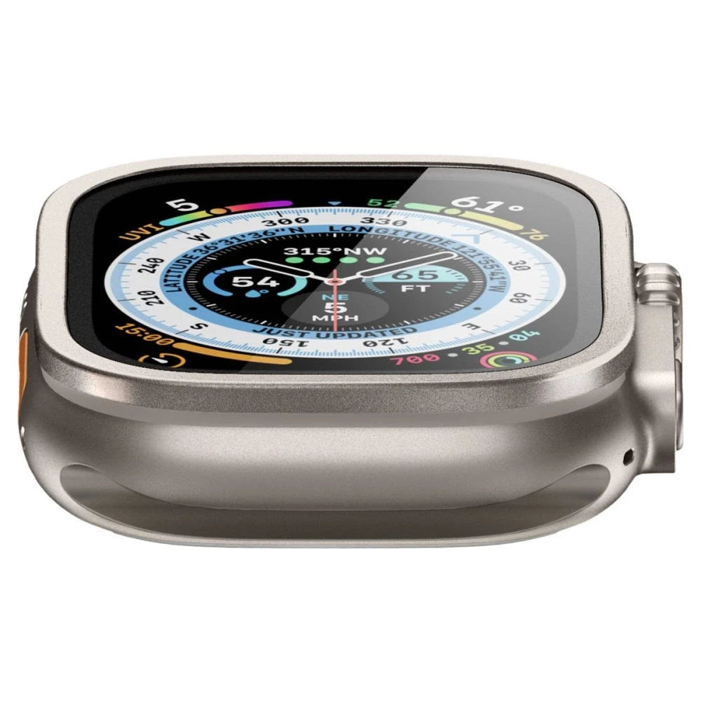 GRŪDINTAS STIKLAS Spigen GLAS.TR SLIM PRO Apple Watch ULTRA (49 MM) TITANIUM