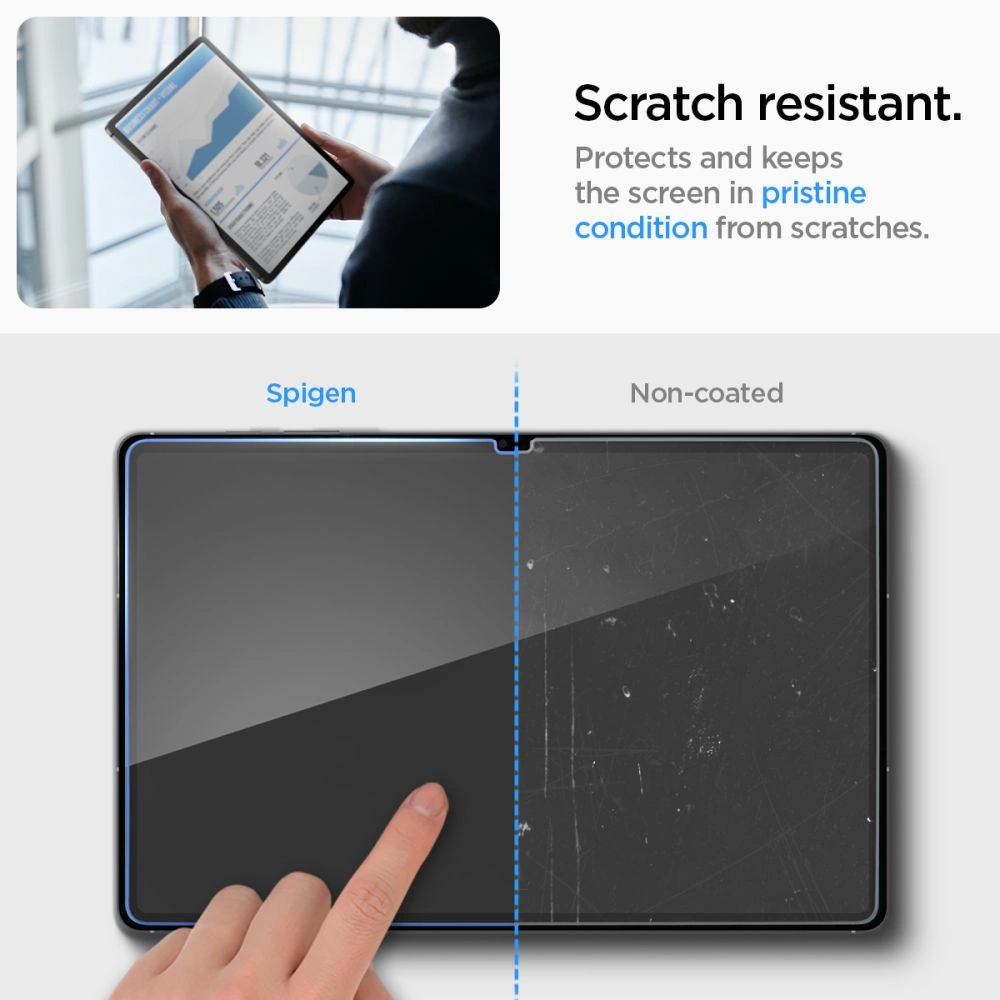 Spigen Glass tR Slim 1 Pack – Samsung Galaxy Tab S10 FE+
