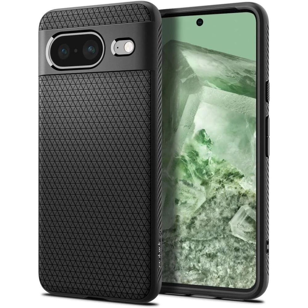 Spigen Liquid Air dėklas skirtas Google Pixel 8, spalva - Matte Black