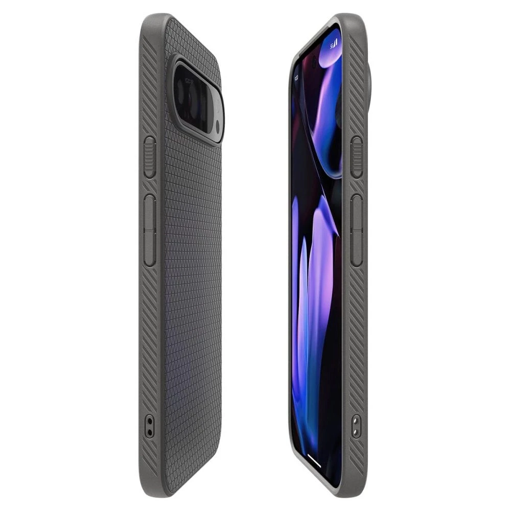 Spigen Liquid Air – dėklas skirtas Google Pixel 9 / 9 Pro Marble Pilkas
