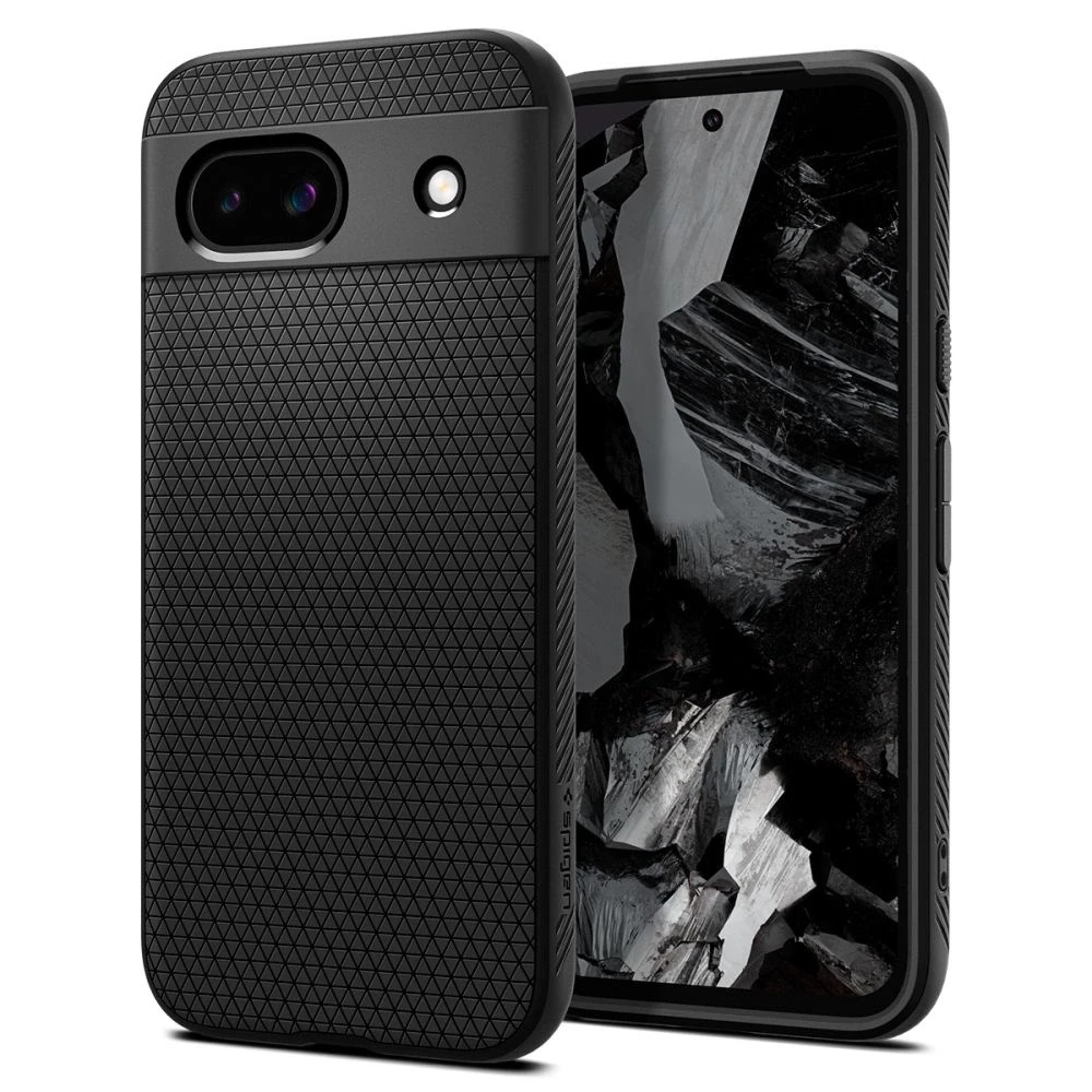 Spigen Liquid Air dėklas skirtas Google Pixel 8a, spalva - Matte Black