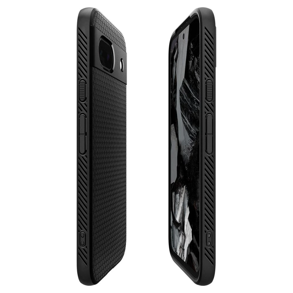 Spigen Liquid Air dėklas skirtas Google Pixel 8a, spalva - Matte Black