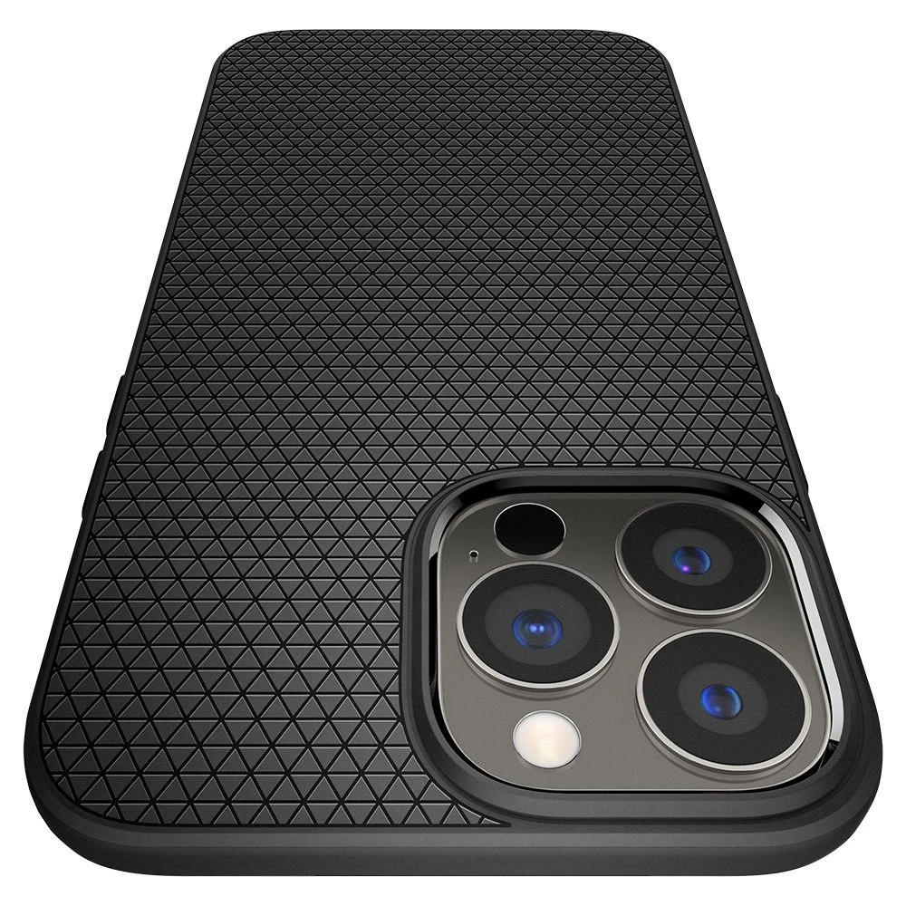 Spigen Liquid Air dėklas skirtas Apple iPhone 13 Pro Max, spalva - Matte Black