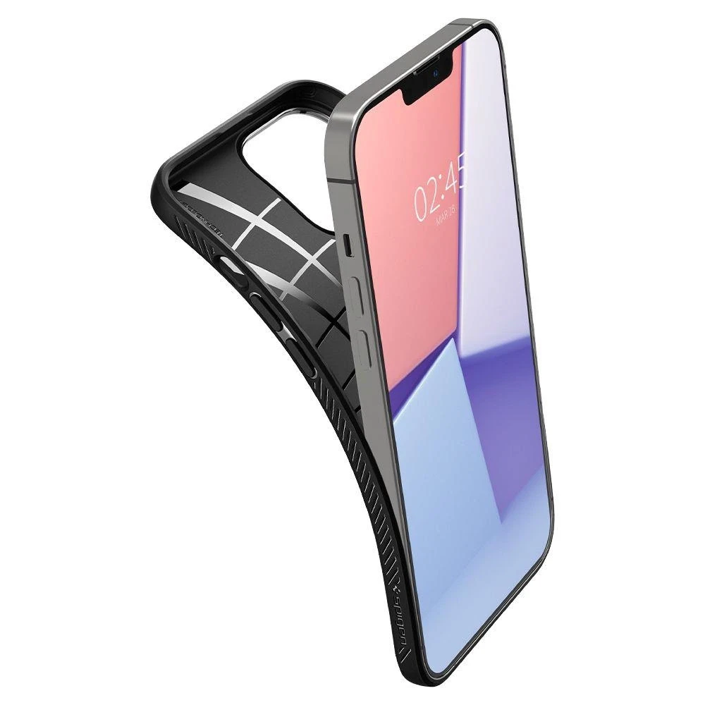 Spigen Liquid Air dėklas skirtas Apple iPhone 13 Pro Max, spalva - Matte Black