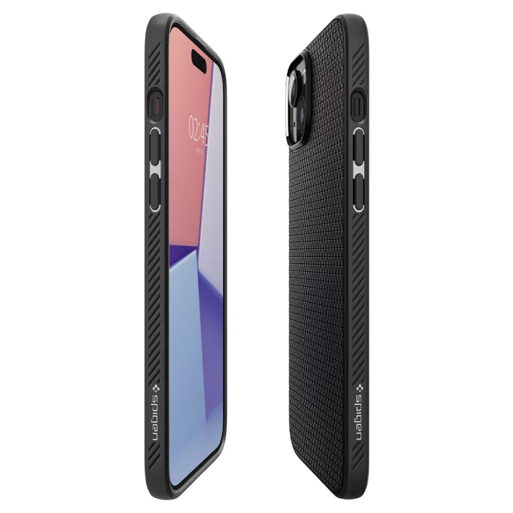 Dėklas SPIGEN LIQUID AIR IPHONE 15+ Juodas