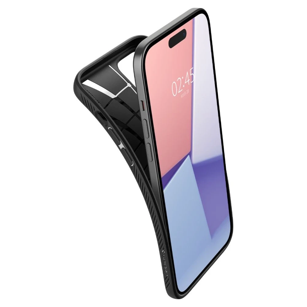 Dėklas SPIGEN LIQUID AIR IPHONE 15+ Juodas