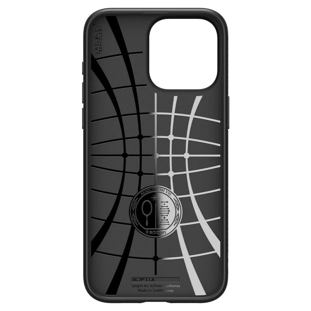 Dėklas SPIGEN LIQUID AIR IPHONE 15 PRO MAX MATTE Juodas