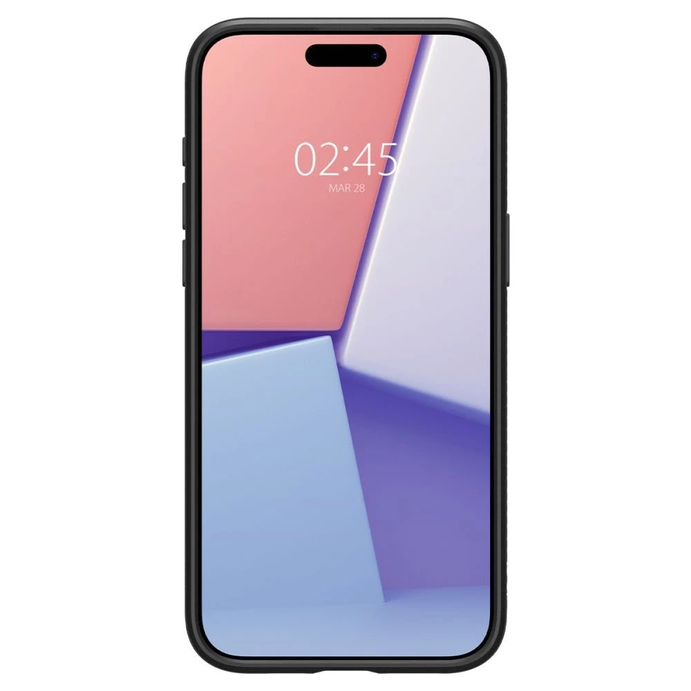 Dėklas SPIGEN LIQUID AIR IPHONE 15 PRO MAX MATTE Juodas