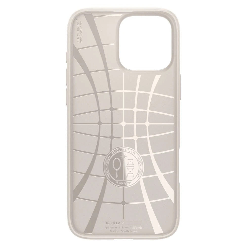 Spigen Liquid Air Apple iPhone 16 Pro Max – dėklas telefonui titano spalvos