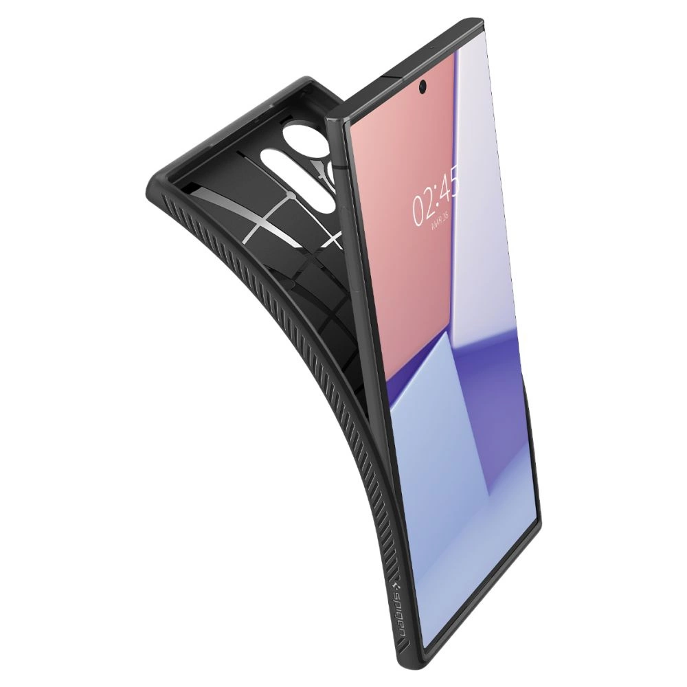 Spigen Liquid Air Case for Samsung Galaxy S23 Ultra - Matte Juodas