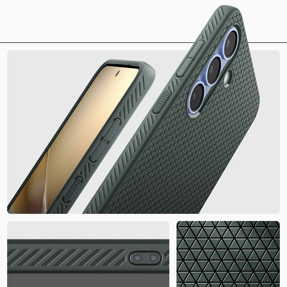 Dėklas Spigen Liquid Air Galaxy S25 abyss žalias