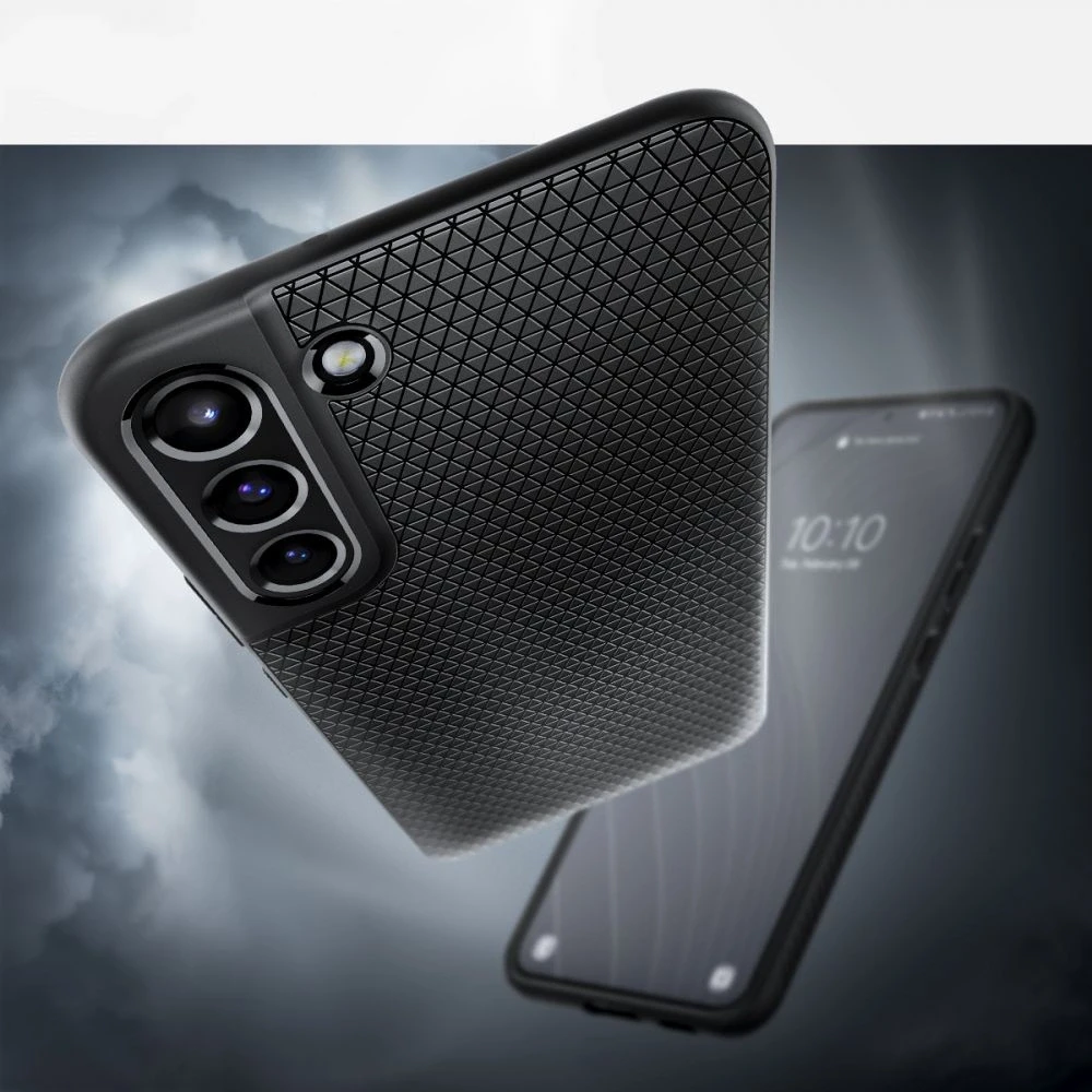 Spigen Liquid Air dėklas skirtas Samsung Galaxy S22, spalva - Matte Black