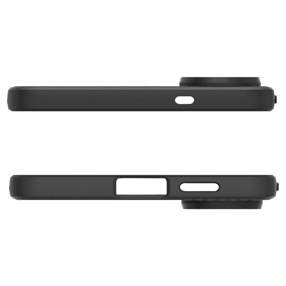 Spigen Liquid Air dėklas skirtas Samsung Galaxy S25 Edge – juodos spalvos