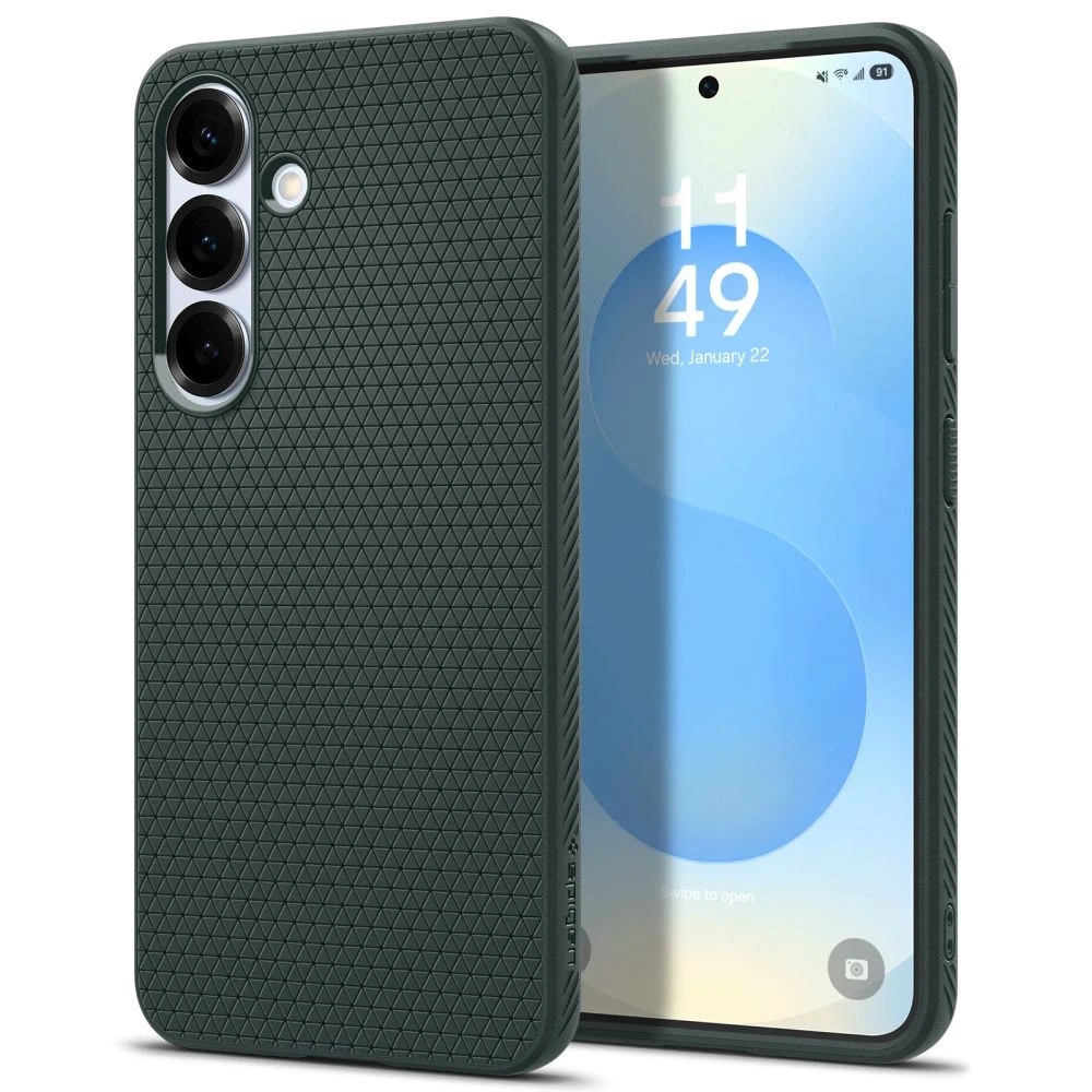 Dėklas Spigen Liquid Air Galaxy S25 abyss žalias