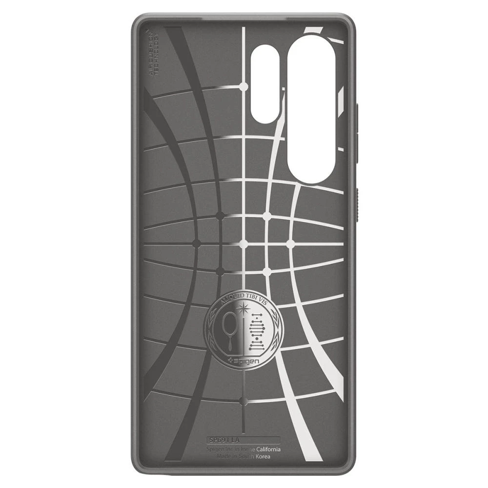 Dėklas Spigen Liquid Air Galaxy S25 Ultra marble pilkas