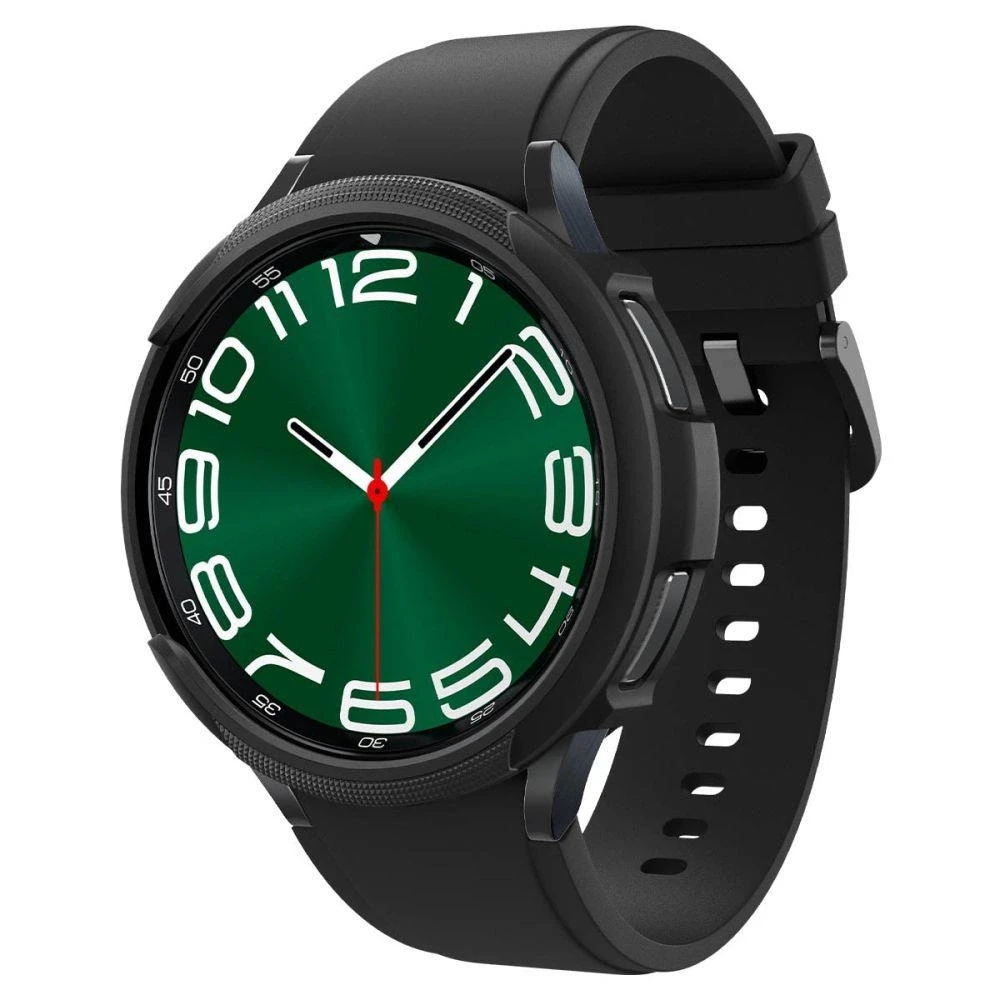„Spigen Liquid Air®“ dėklas, skirtas „Samsung Galaxy Watch 6 Classic“ 47 mm (juodas)