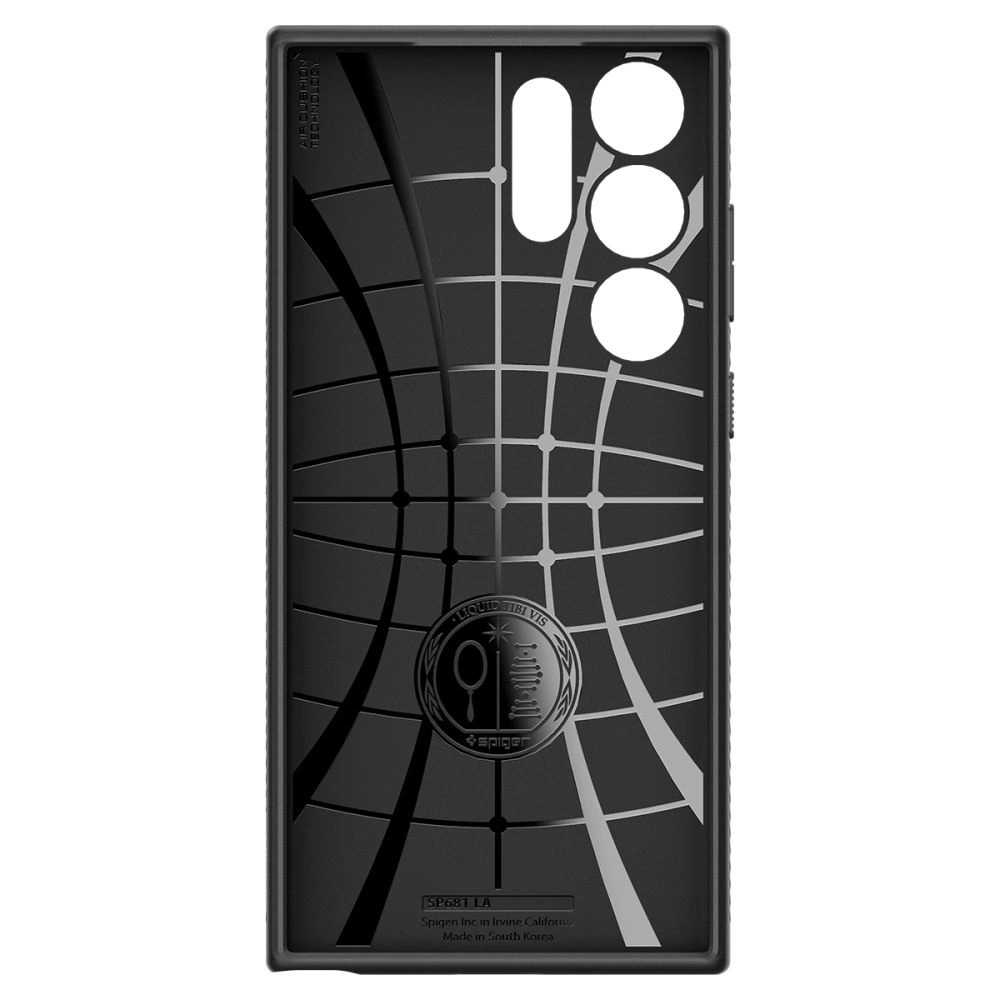 Spigen Liquid Air Case for Samsung Galaxy S23 Ultra - Matte Juodas