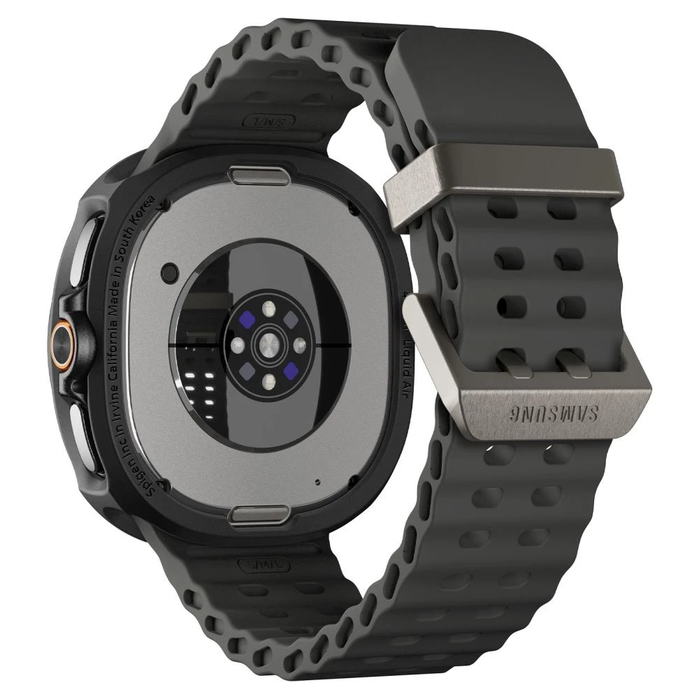 „Spigen Liquid Air“, matinis juodas - „Galaxy Watch 8 Classic“ (46 mm)