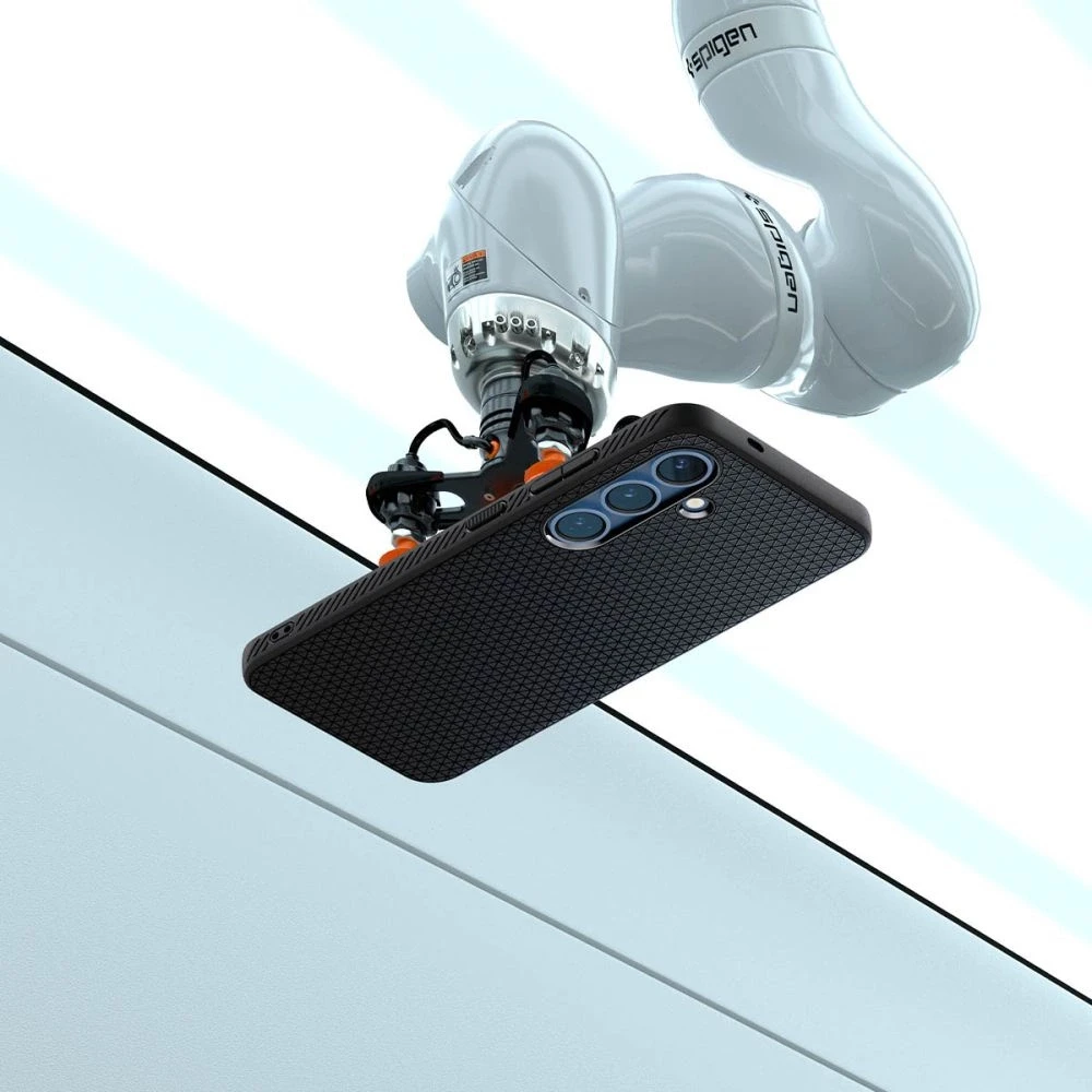 Spigen Liquid Air Samsung Galaxy S25 Plus – dėklas telefonui juodos spalvos