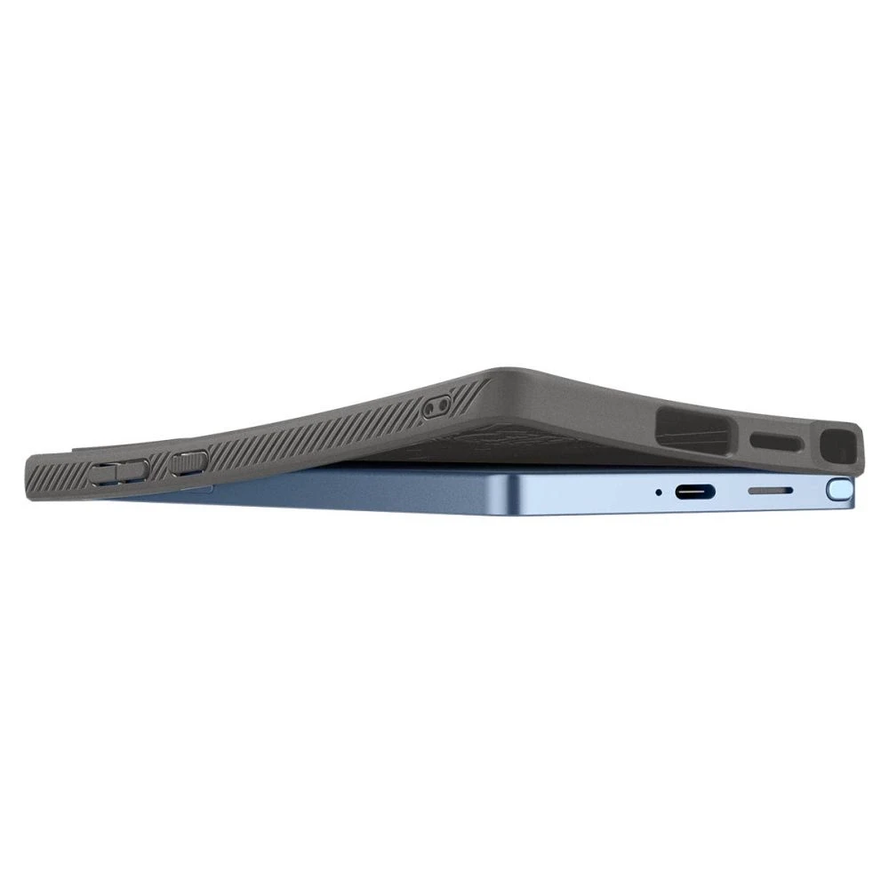 Dėklas Spigen Liquid Air Galaxy S25 Ultra marble pilkas