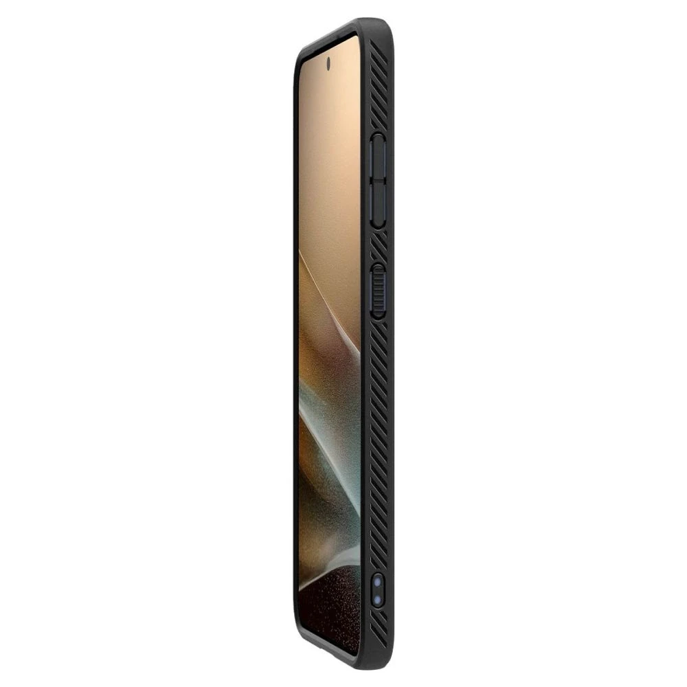 Spigen dėklas LIQUID AIR skirtas Samsung Galaxy S25 matte juodos spalvos