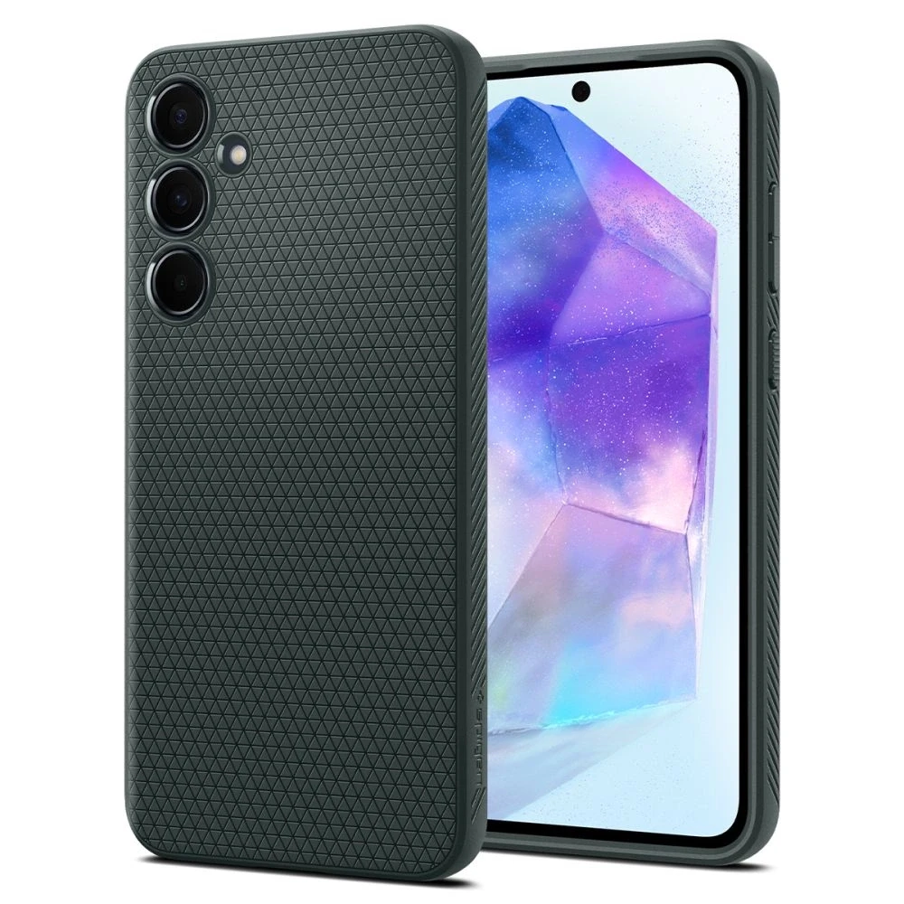 Spigen Liquid Air dėklas skirtas Samsung Galaxy A55 5G, spalva - Abyss Green