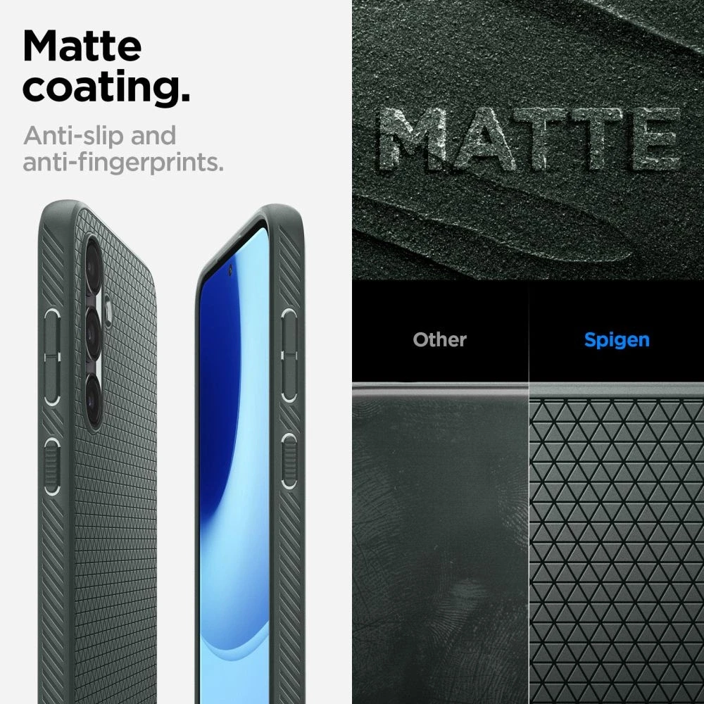 Spigen Liquid Air dėklas skirtas Samsung Galaxy S23 FE, spalva - Abyss Green