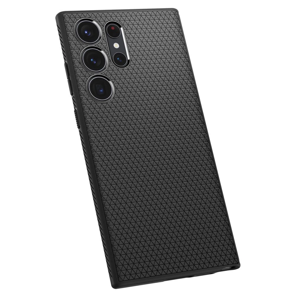 Spigen Liquid Air Case for Samsung Galaxy S23 Ultra - Matte Juodas