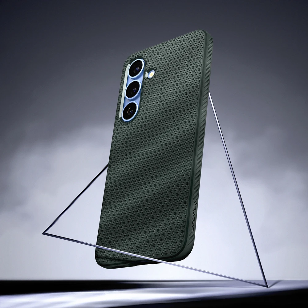 Dėklas Spigen Liquid Air Galaxy S25 abyss žalias