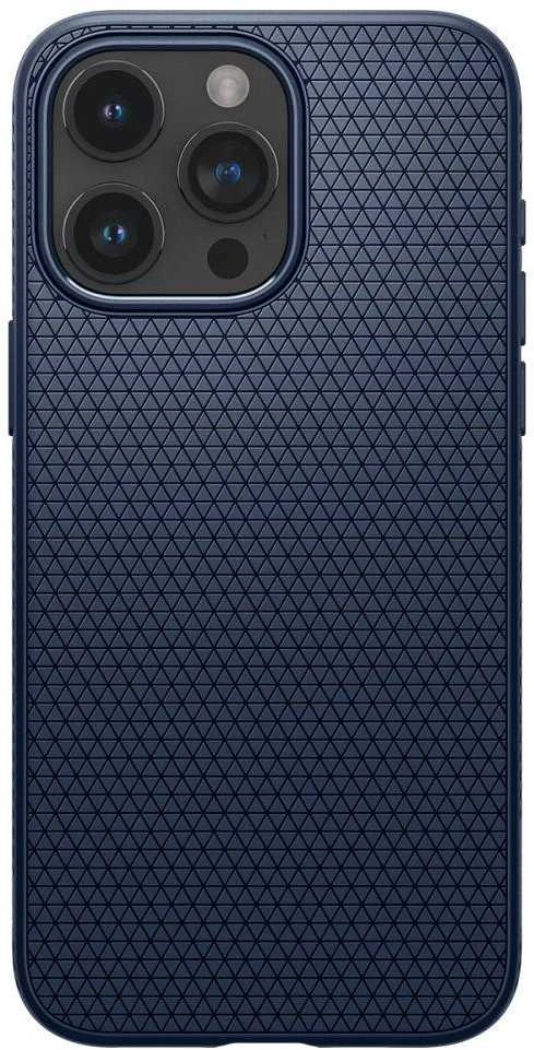 Dėklas SPIGEN LIQUID AIR IPHONE 15 PRO MAX NAVY Mėlynas
