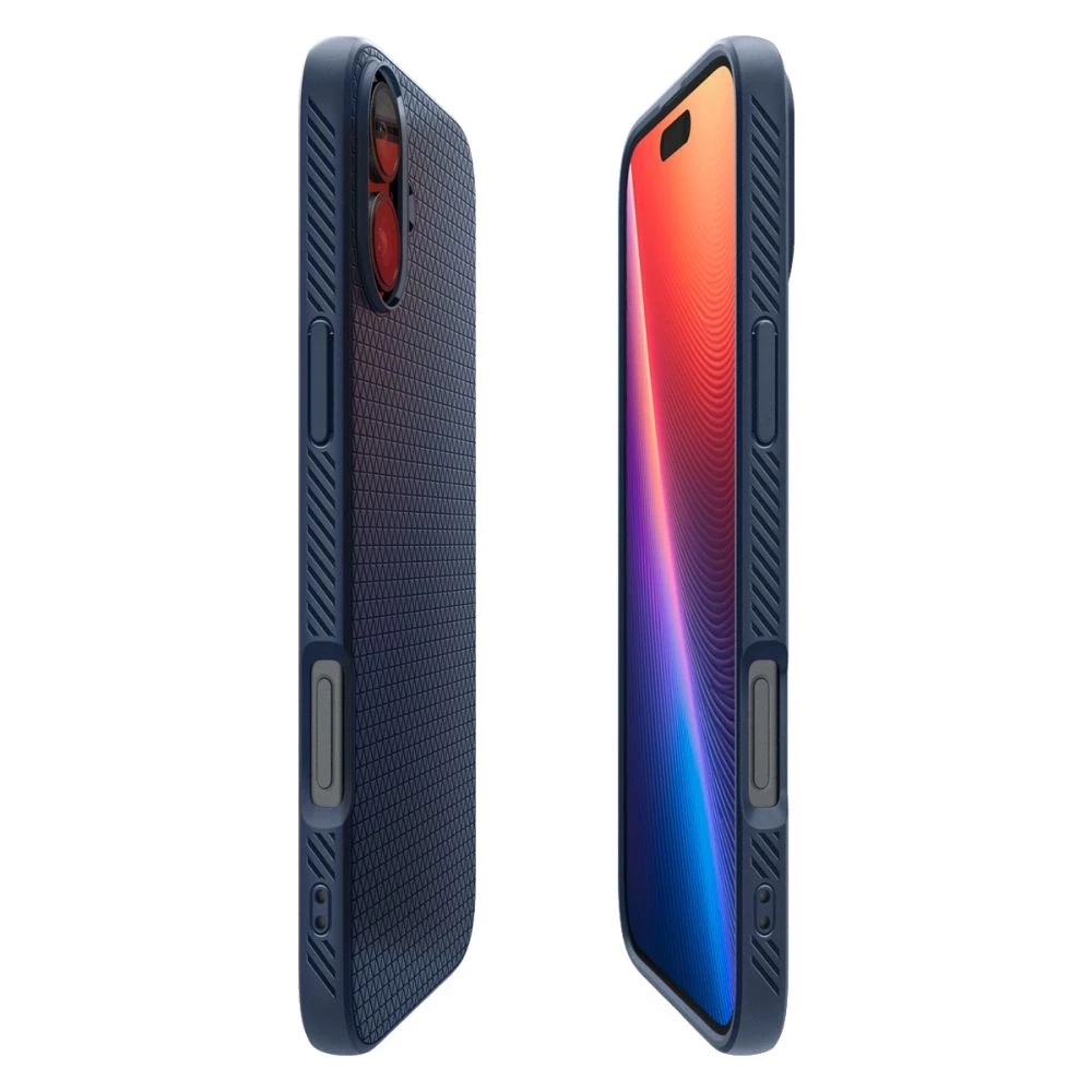 Spigen Liquid Air Apple iPhone 16 – dėklas telefonui mėlynos spalvos