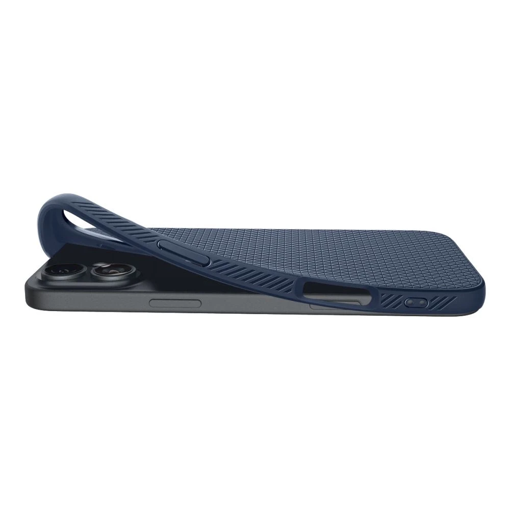Spigen Liquid Air Apple iPhone 16 – dėklas telefonui mėlynos spalvos