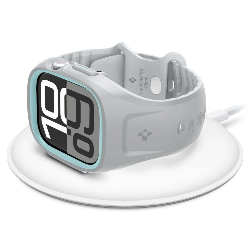 Spigen Liquid Air Pro apyrankė skirta Apple Watch 10 46mm – pilkos spalvos