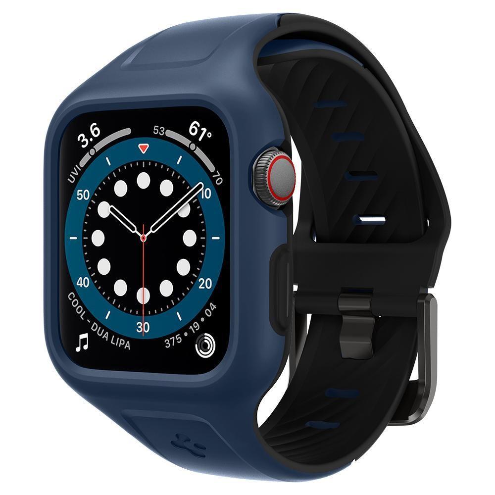 Spigen Dirželis Spigen Liquid Air Pro Apple Watch SE / 6 / 5 / 4 44mm  mėlynas | Varle.lt