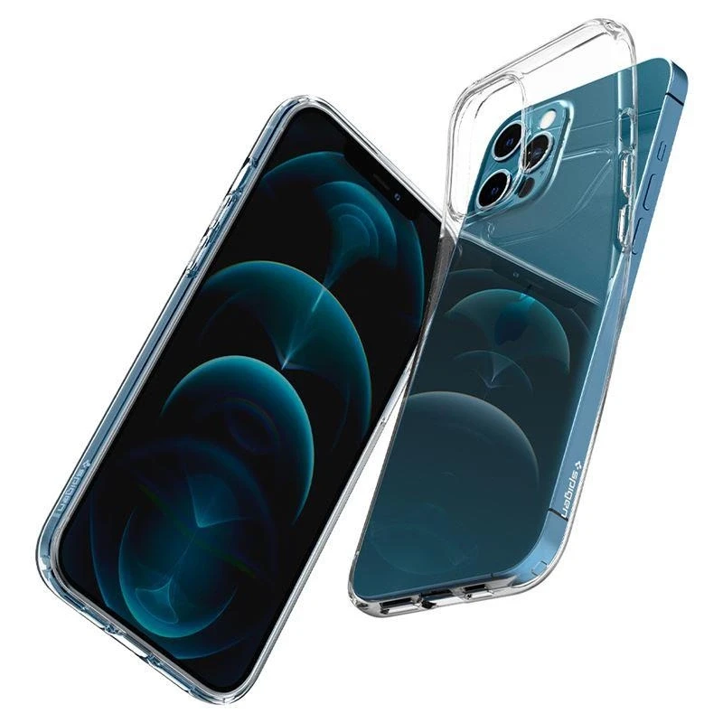 „SPIGEN“ skystųjų kristalų iPhone 12/12 PRO skaidrus dėklas