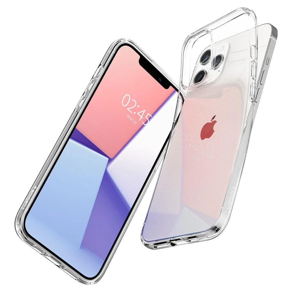 „SPIGEN“ skystųjų kristalų iPhone 12/12 PRO skaidrus dėklas