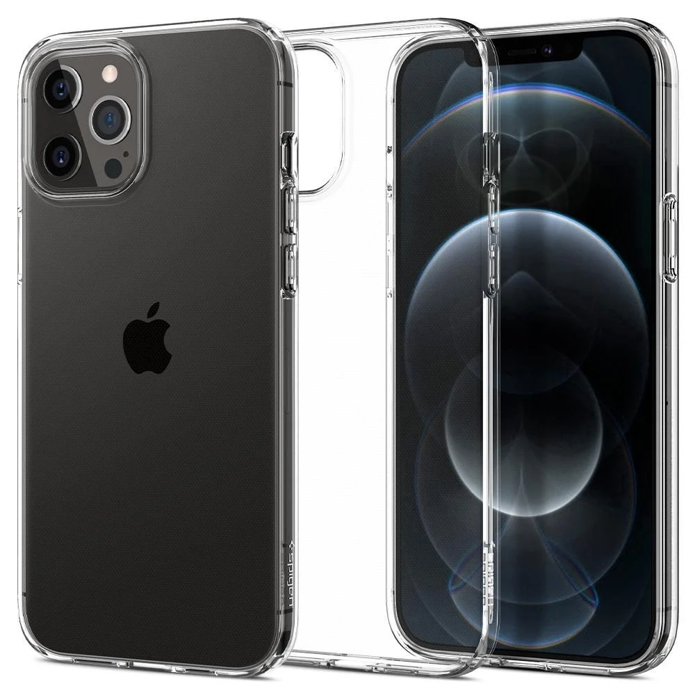„SPIGEN“ skystųjų kristalų iPhone 12/12 PRO skaidrus dėklas