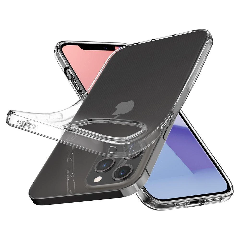 „SPIGEN“ skystųjų kristalų iPhone 12/12 PRO skaidrus dėklas