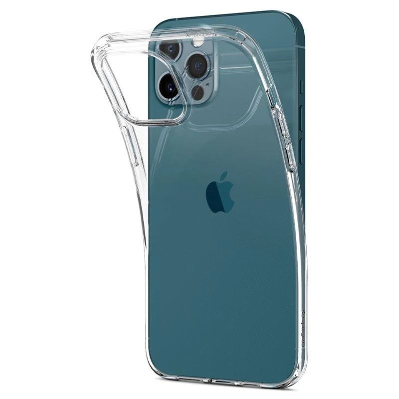 „SPIGEN“ skystųjų kristalų iPhone 12/12 PRO skaidrus dėklas