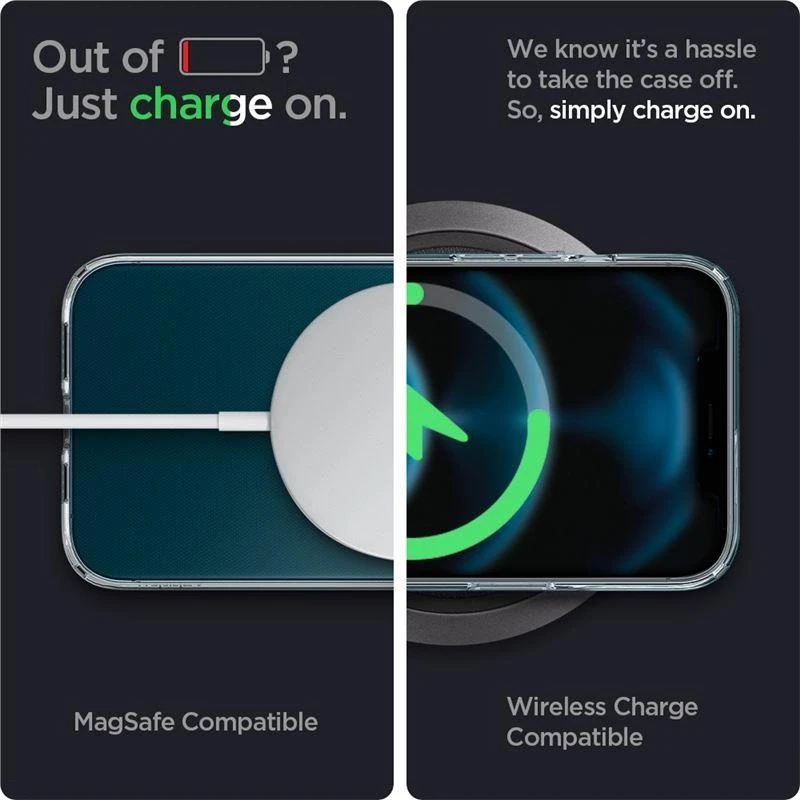„SPIGEN“ skystųjų kristalų iPhone 12/12 PRO skaidrus dėklas