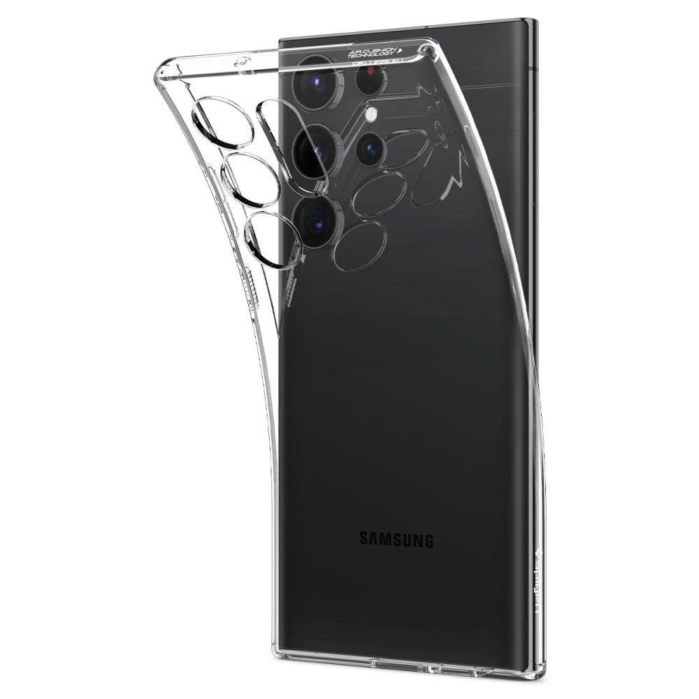 Spigen Liquid Crystal dėklas skirtas Samsung Galaxy S23 Ultra, spalva - Crystal Clear