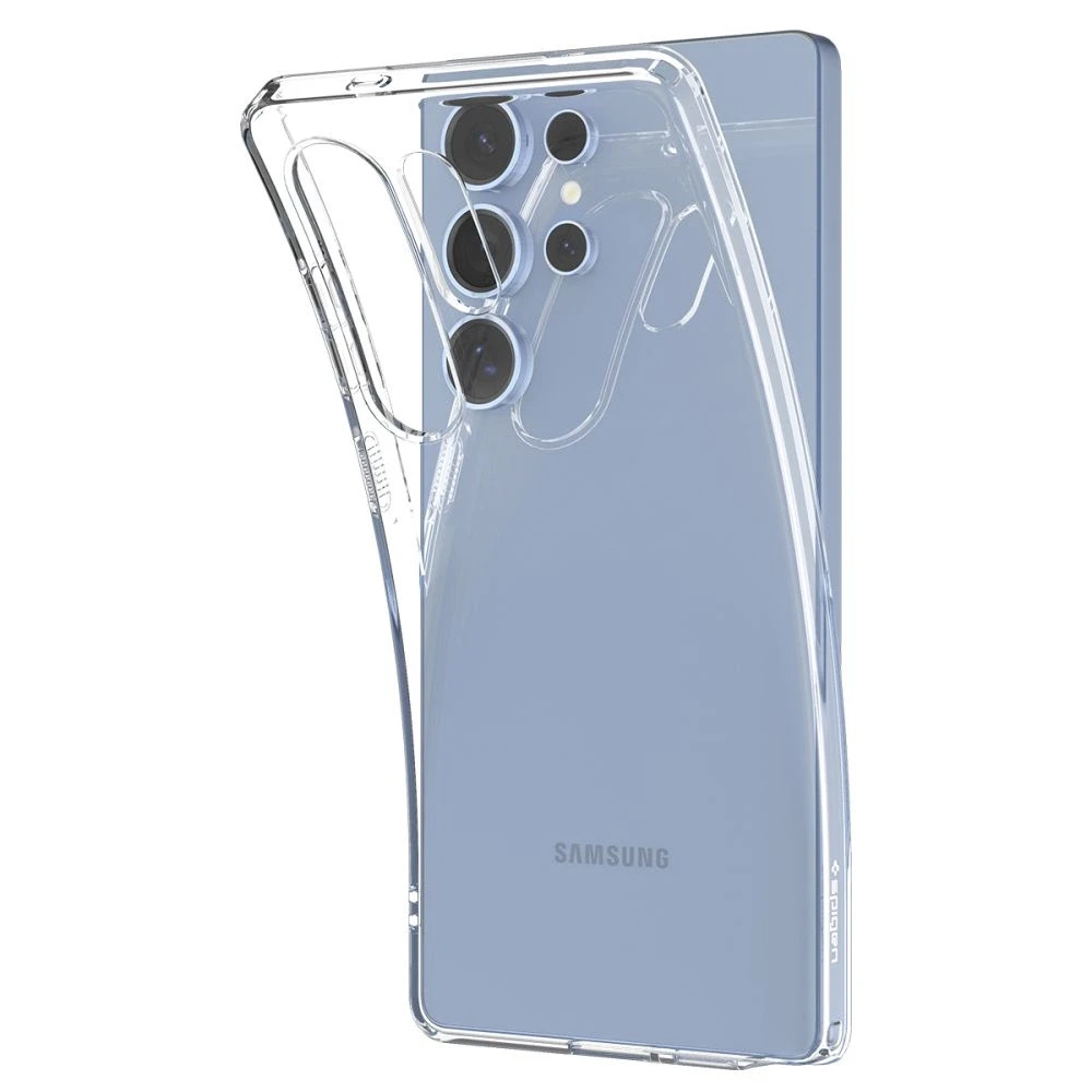 Spigen skystųjų kristalų dėklas „Samsung Galaxy S25 Ultra“ – skaidrus