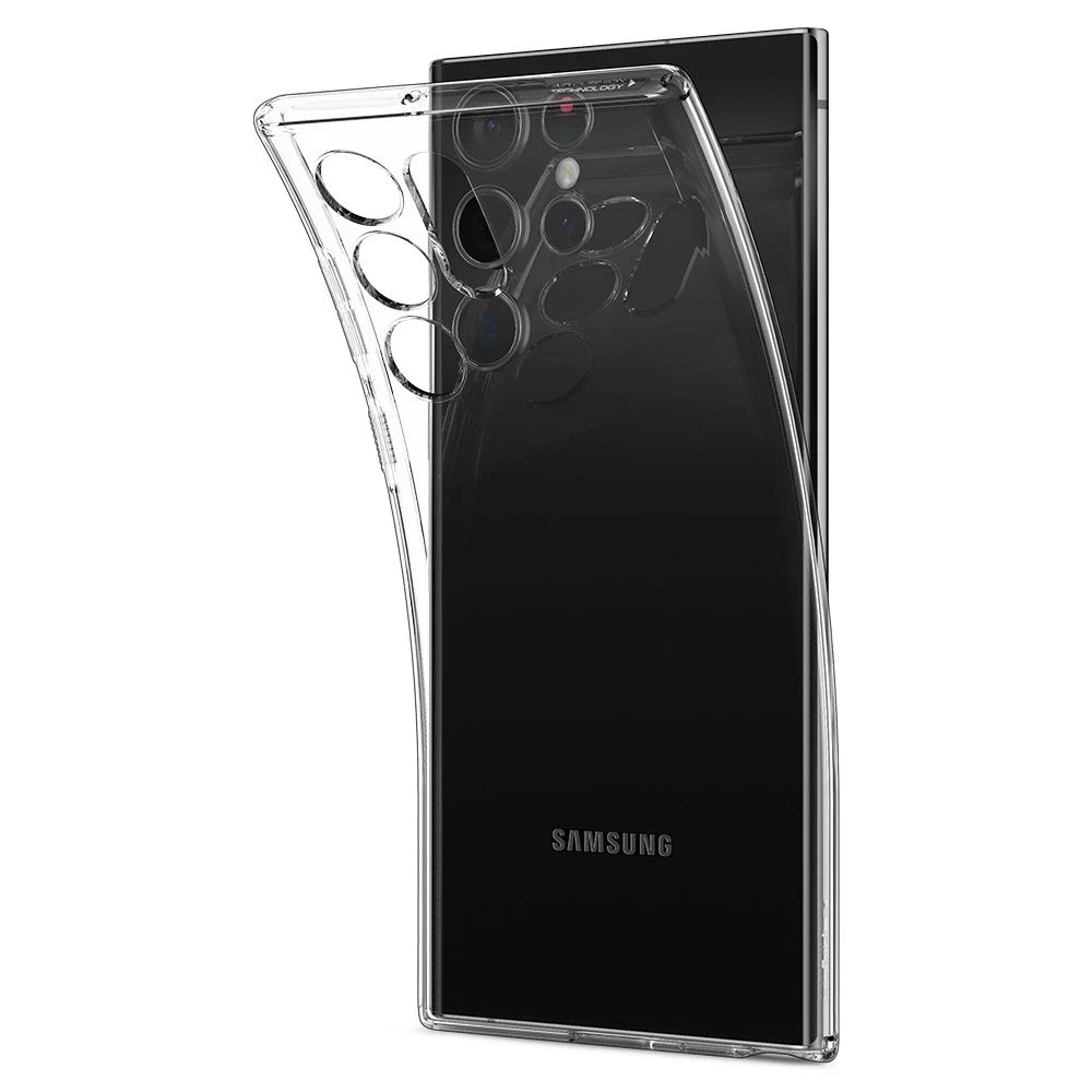 Dėklas SPIGEN LIQUID CRYSTAL SAMSUNG S22 ULTRA CLEA