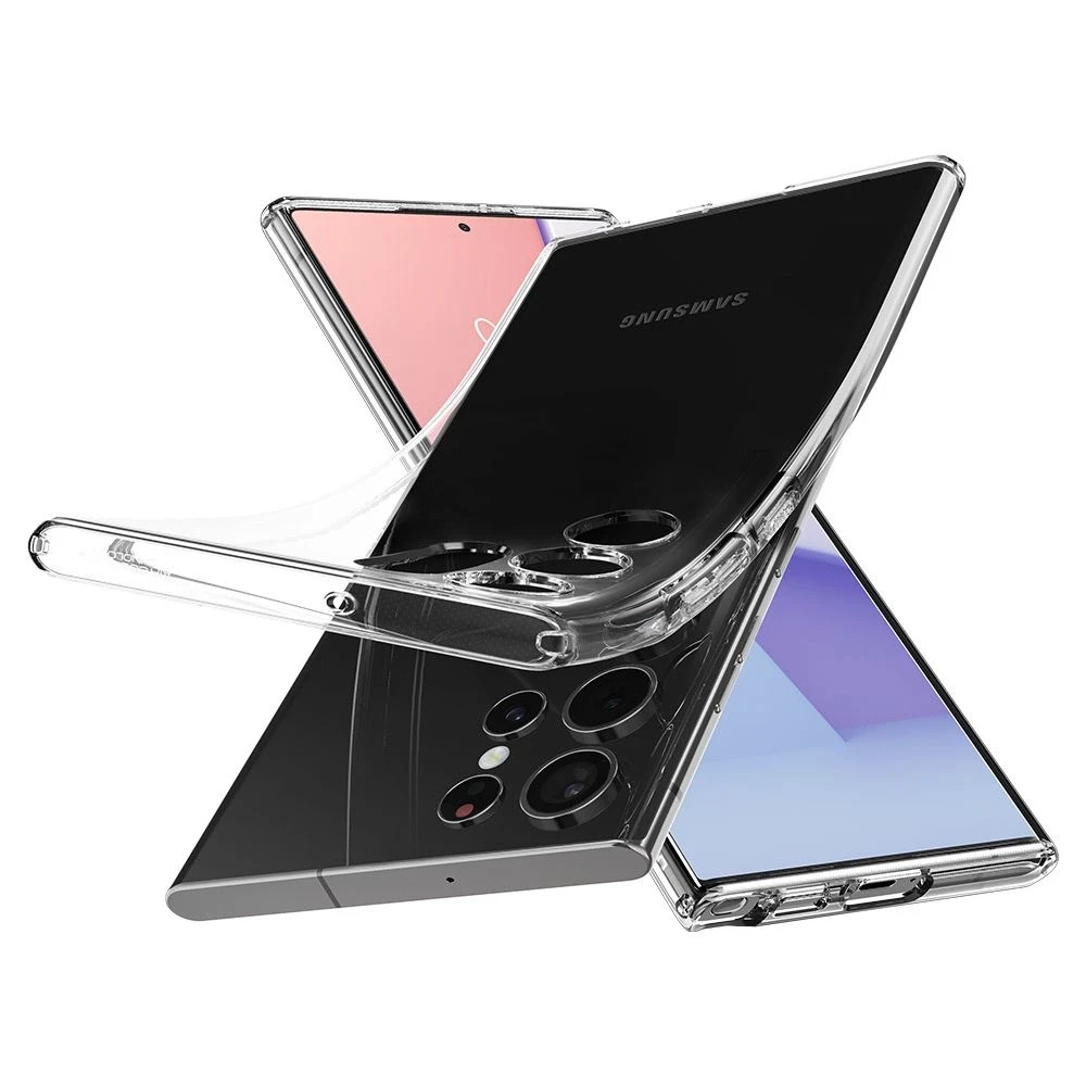 Dėklas SPIGEN LIQUID CRYSTAL SAMSUNG S22 ULTRA CLEA