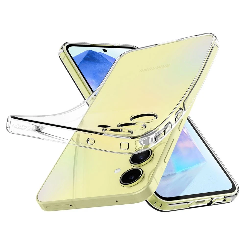 Spigen Liquid Crystal dėklas skirtas Samsung Galaxy A55 5G, spalva - Crystal Clear