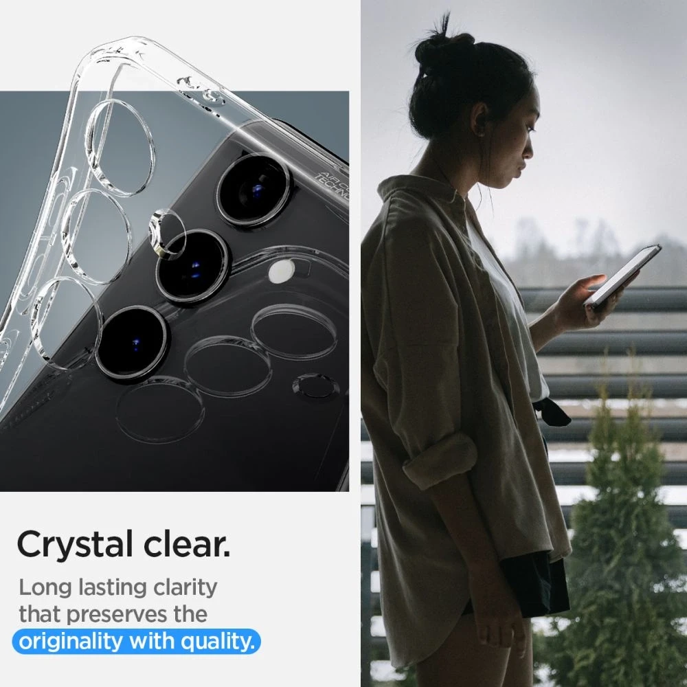 Dėklas SPIGEN LIQUID CRYSTAL GALAXY S24 CRYSTAL CLEAR