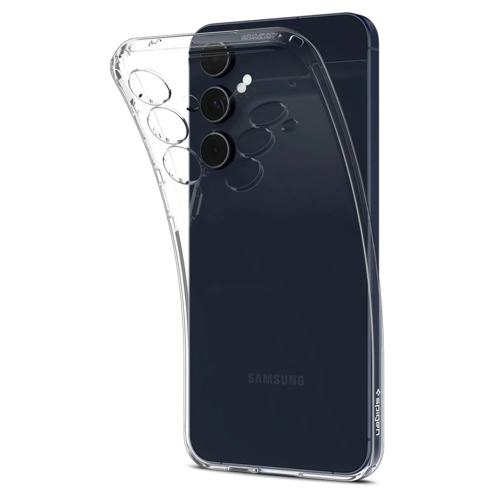 Spigen Liquid Crystal dėklas skirtas Samsung Galaxy A55 5G, spalva - Crystal Clear
